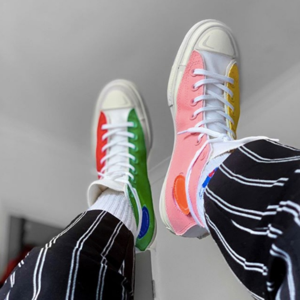 SOLD! Converse Chuck Taylor 70s Hi Joshua Vides - Picture 1 of 8